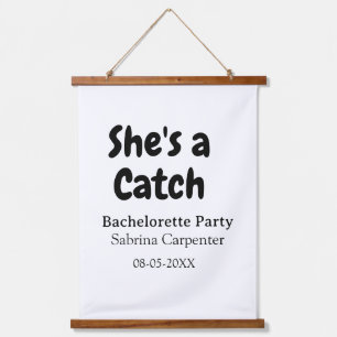 Tapisserie Suspendue Elle est un nom de fête de bachelorette à attraper