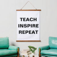 Enseigner Inspirer Répéter Design Moderne