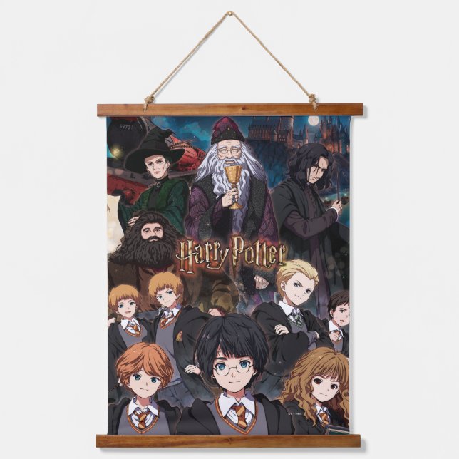 Tapisserie Suspendue Ensemble de la scène animée HARRY POTTER™ (Recto)