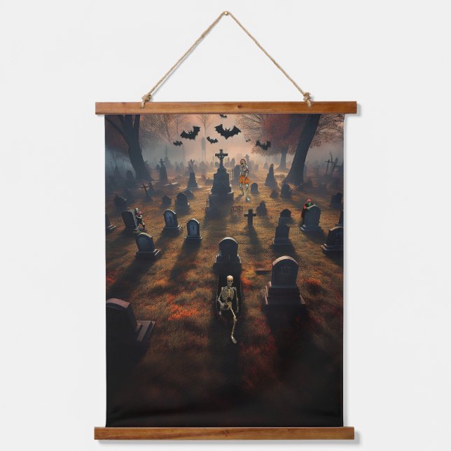 Tapisserie Suspendue Erie Halloween (Recto)
