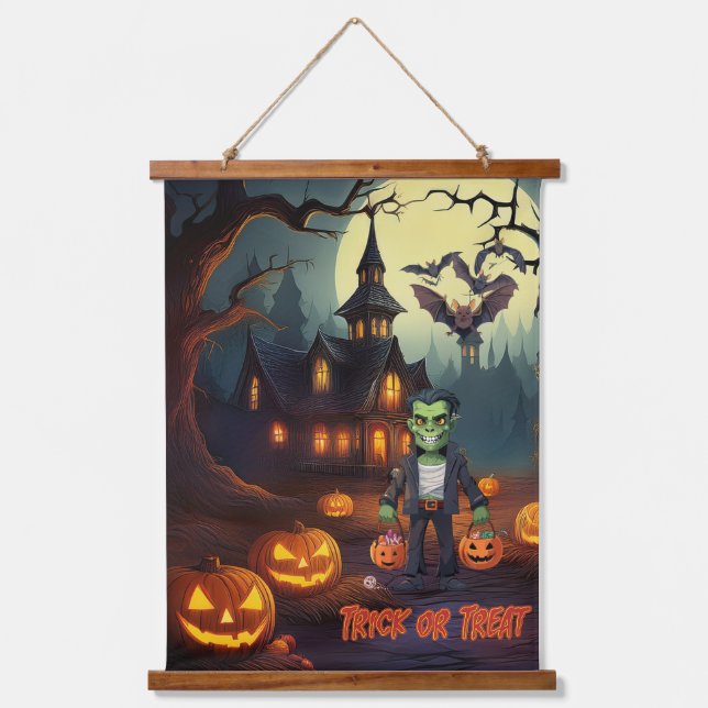 Tapisserie Suspendue Erie Halloween (Recto)