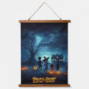 Tapisserie Suspendue Erie Halloween Kids Trick ou le traitement