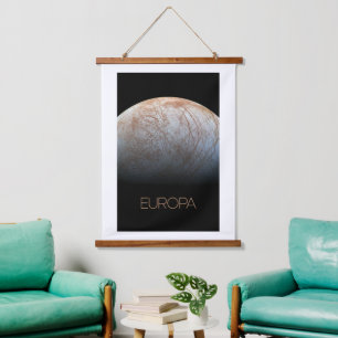 Tapisserie Suspendue Espace Extérieur, Cosmos, Système Solaire, Lune Eu