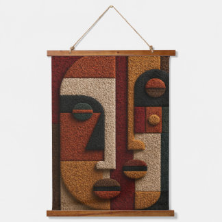 Tapisserie Suspendue Esthétique murale minimaliste afrocentrique en pot