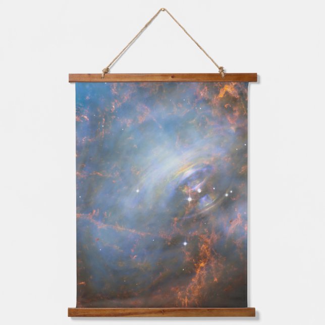 Tapisserie Suspendue Étoile Centrale De Neutron Dans La Nebula Du Crabe (Recto)