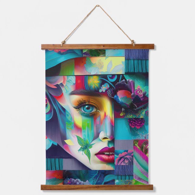 Tapisserie Suspendue Face dans un puzzle (Recto)