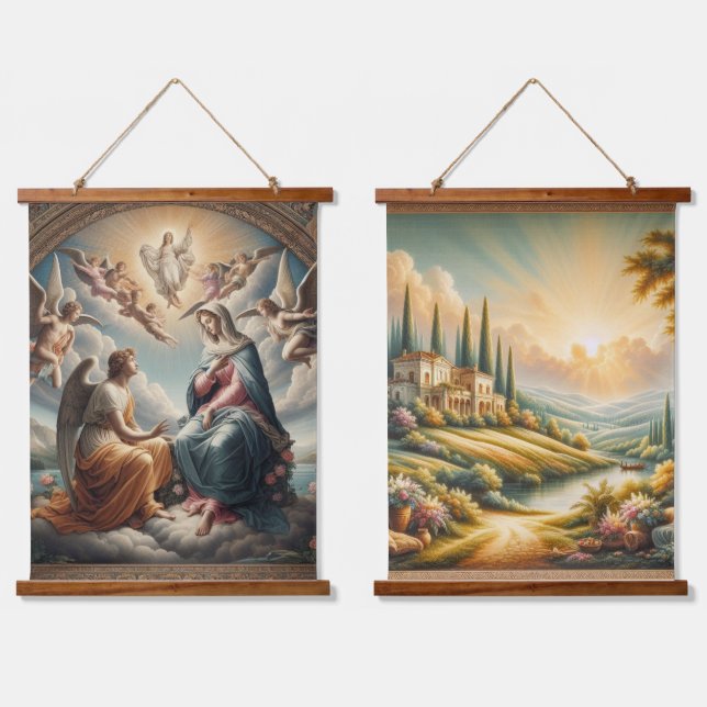 Tapisserie Suspendue Faire-part céleste (Double)