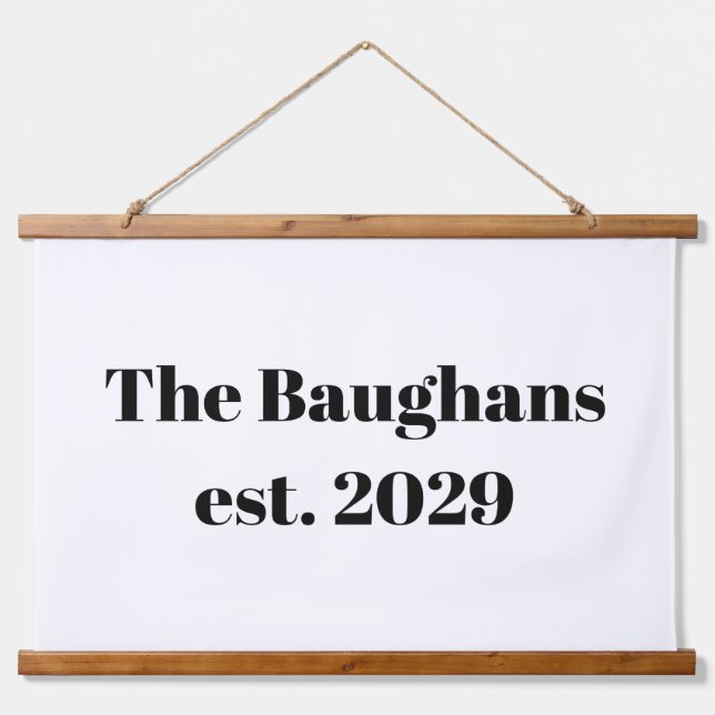 Tapisserie Suspendue Famille Est. Tenture (Devant)