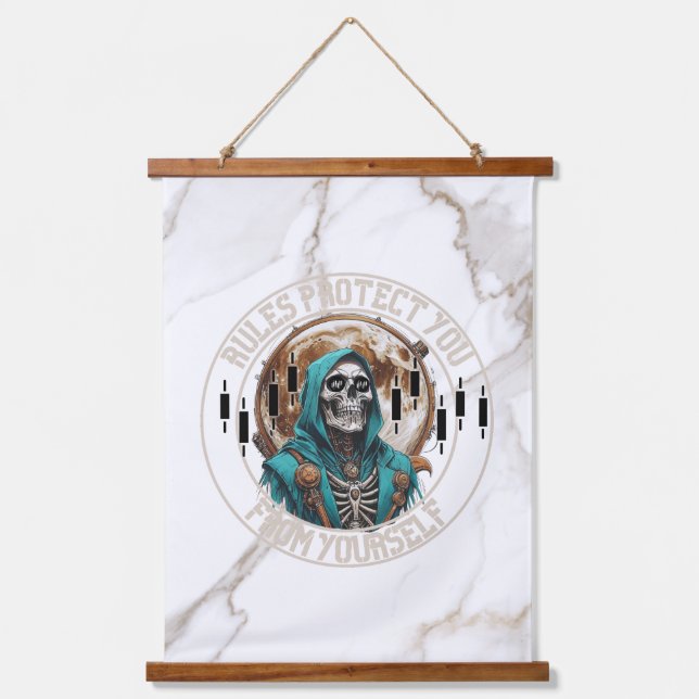 Tapisserie Suspendue Fantasy Design Marble | Grim Reaper | Motivation (Recto)