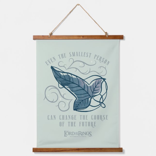 Tapisserie Suspendue Fellowship Elven Brooch Quote Graphic (Recto)