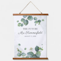 Fête de Fiançailles Future Mme Eucalyptus Verdure
