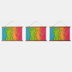 Tapisserie Suspendue Fière de Groovy Rétro Bubbly Trippy Funky Panroman