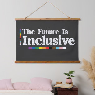 Tapisserie Suspendue Fierté LGBT Le futur est inclusif Gay Lesbienne