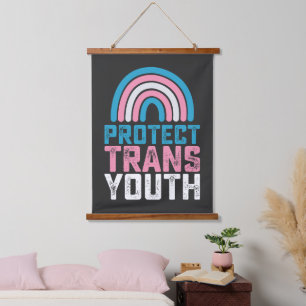 Tapisserie Suspendue Fierté LGBT Protéger les jeunes transgenres trans