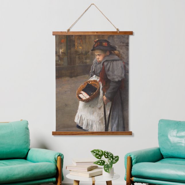 Tapisserie Suspendue Fille aux allumettes Pauvre gamin des rues Pauvret (Salon)