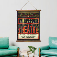 Film Theatre Marquee Home Cinéma | Nom personnalis