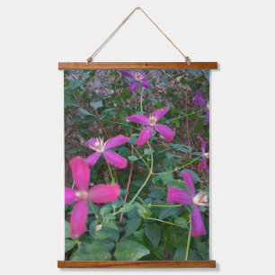 Tapisserie Suspendue Fleur de Clematis