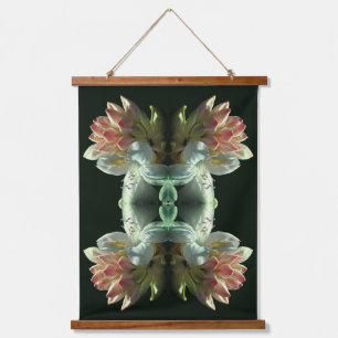 Tapisserie Suspendue Fleur de fleur d'azalée blanche abstraite