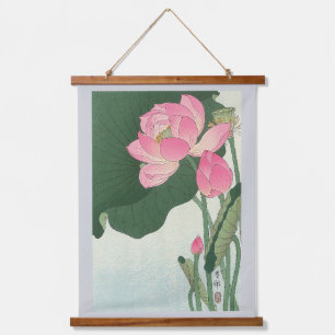 Tapisserie Suspendue Fleur de lotus, Ohara Koson, Ukiyo-e