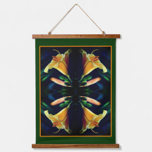 Tapisserie Suspendue Fleur jaune Abstrait