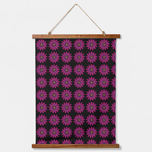 Tapisserie Suspendue Fleur magenta en fleurs   Fleur botanique moderne 