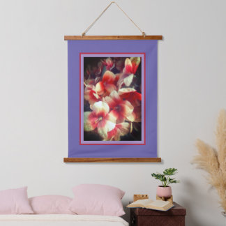 Tapisserie Suspendue Fleurs d'Amaryllis