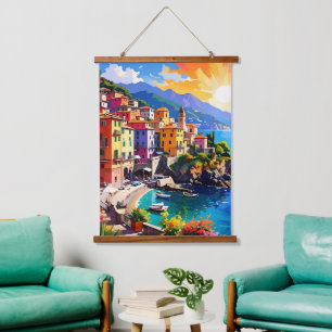 Tapisserie Suspendue Fleurs de la côte italienne