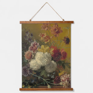 Tapisserie Suspendue Fleurs de maître hollandais antique Georgius van O