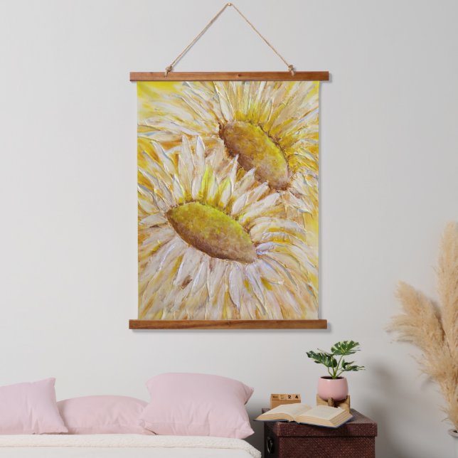 Tapisserie Suspendue Fleurs de soleil (Chambre à coucher)