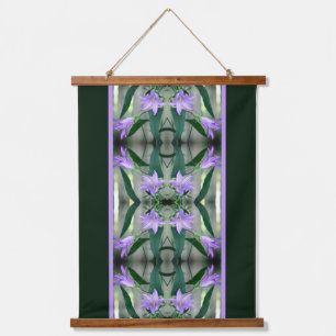 Tapisserie Suspendue Fleurs délicates de lys violet Art de la nature