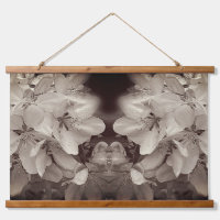 Fleurs Fleurissant Art Noir Et Blanc Vintage 