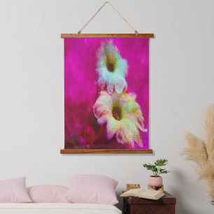 Tapisserie Suspendue Fleurs roses
