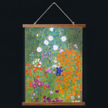 Tapisserie Suspendue Flower Garden by Gustav Klimt Vintage Floral<br><div class="desc">Landgarten / Flower Garden / Cottage Garden vintage art painted en 1905 by Austrian Symboist & Art Nouveau Artist Gustav Klimt (1862-1918)</div>
