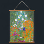 Tapisserie Suspendue Flower Garden by Gustav Klimt Vintage Floral<br><div class="desc">Landgarten / Flower Garden / Cottage Garden vintage art painted en 1905 by Austrian Symboist & Art Nouveau Artist Gustav Klimt (1862-1918)</div>