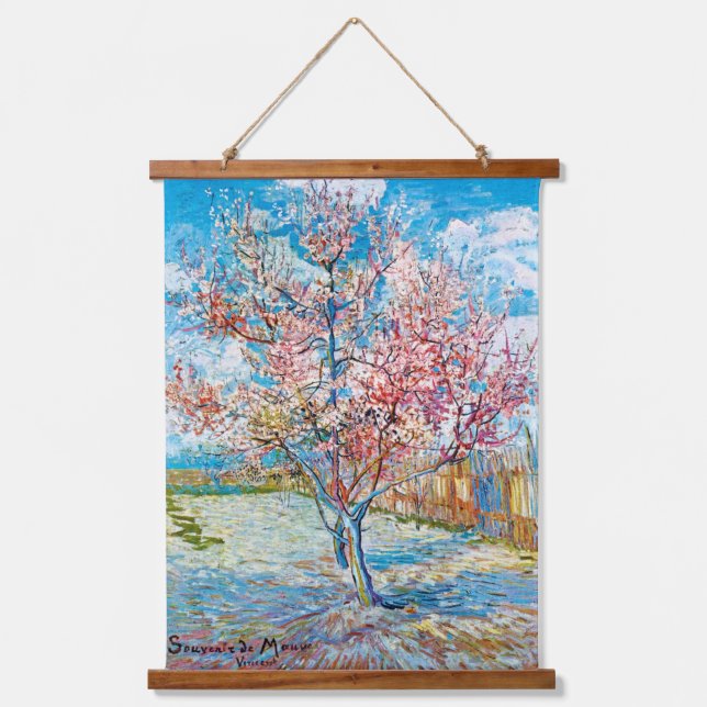 Tapisserie Suspendue Flowering Peach Tree, Van Gogh (Recto)