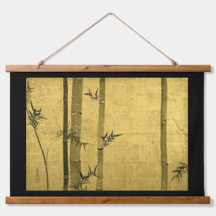 Tapisserie Suspendue Forêt de bambou, Ogata Kōrin, Sumi-e