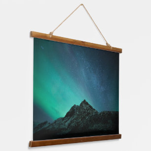 Tapisserie Suspendue Forêt Northern Lights