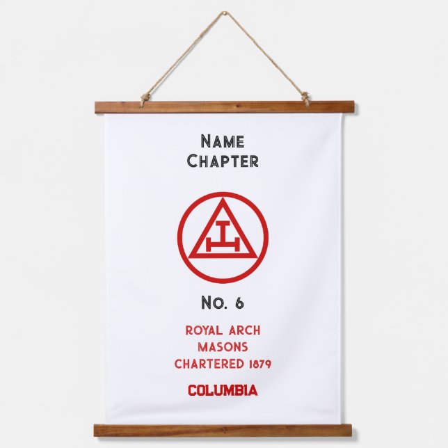 Tapisserie Suspendue Franc-maçonnerie de l'Arc Royal (Recto)