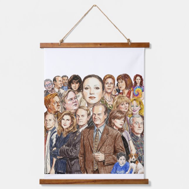 Tapisserie Suspendue Frasier - Collage (Recto)