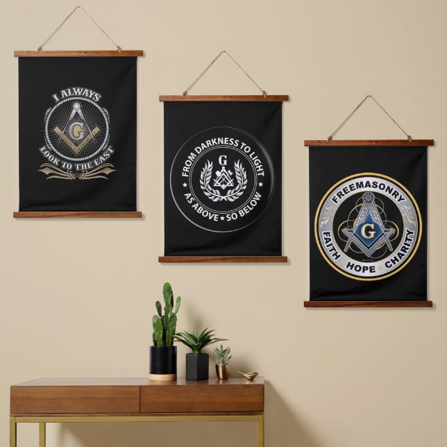 Tapisserie Suspendue Freemason Hangering Tapestry (Asymétrique)