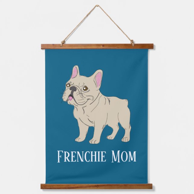 Tapisserie Suspendue Frenchie Mom (Recto)