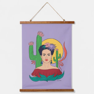 Tapisserie Suspendue Frida Kahlo Desert Graphic
