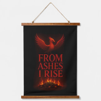 Tapisserie Suspendue From Ashes I Rise – Phoenix Rebirth Motivational