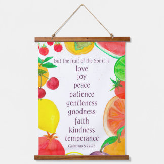 Tapisserie Suspendue Fruit de l'Esprit Galates Bible Ecriture