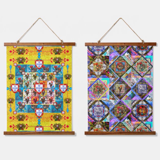 Tapisserie Suspendue Galo de Barcelos, Portugal (Double)