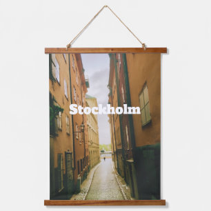 Tapisserie Suspendue Gamla Stan, Stockholm Souvenir, Rétro européen