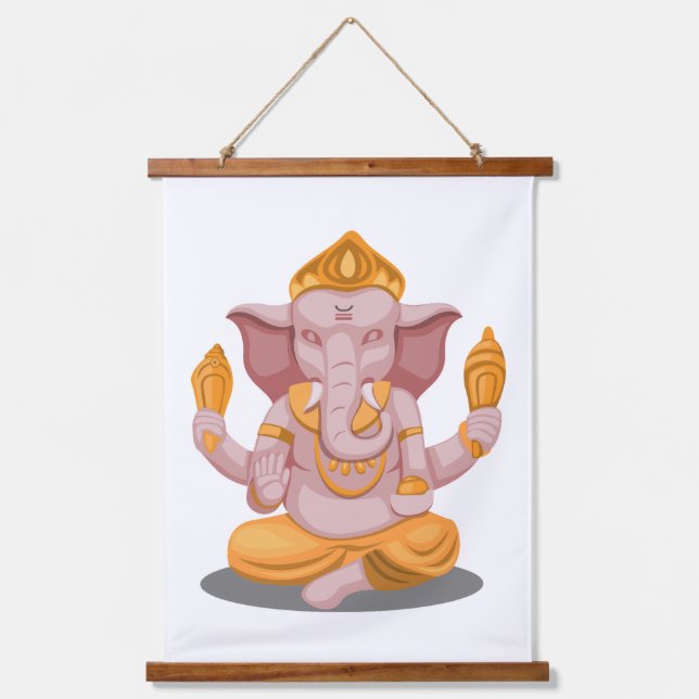 Tapisserie Suspendue Ganesh (Recto)