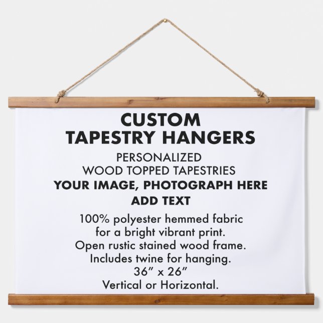 Tapisserie Suspendue GESTIONNAIRES TAPESTRY personnalisés 36"x26" (Devant)