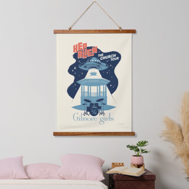 Tapisserie Suspendue Gilmore Girls Hep Alien Church Tour (Chambre à coucher)