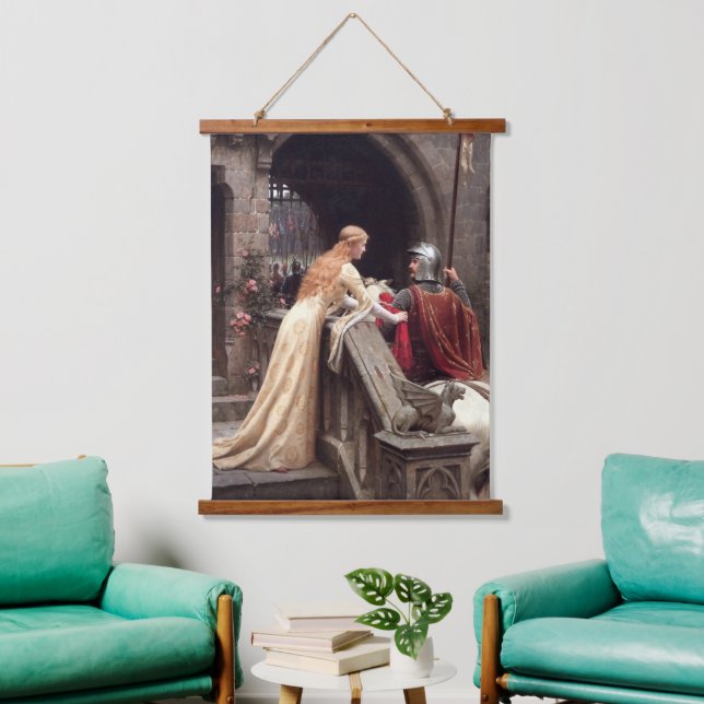 Tapisserie Suspendue God Speed par Edmund Leighton (Salon)